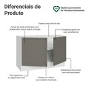 Ver imagem 3 de Balcão Gabinete de Pia 120cm (sem Tampo) Vik Madesa