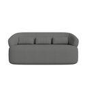 Ver imagem 2 de Conjunto Poltrona e Sofá Living Orgânico Duomo 1,30m Boucle Just Time