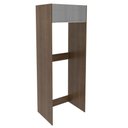Ver imagem 1 de Porta Geladeira Madesa Lux 1 Porta Basculante Rustic/cinza