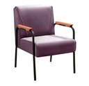 Ver imagem 1 de Poltrona Jade Cor:Veludo Roxo 380
