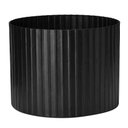 Ver imagem 1 de Cachepot Decorativo de Metal 3D Preto 22x29cm - D’Rossi