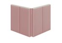 Ver imagem 2 de Cabeceira Cama Solteiro Placa Estofada 90 Cm Suspensa Itália - Rose Suede