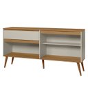 Ver imagem 4 de Aparador Buffet 161 cm 4 Portas 1 Gaveta Villa Ptl:Off White Nature