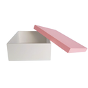 Ver imagem 3 de Caixa 100% Mdf (20x16x7,5) Rosa/branco