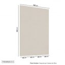 Ver imagem 3 de Painel Liso para TV até 65 Polegadas Planejado 160x250cm Aruá CabeCasa MadeiraOriginals Off White