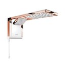 Ver imagem 1 de Chuveiro Lorenzetti Acqua Duo Ultra 127v/5500w Branco e Rose Gold