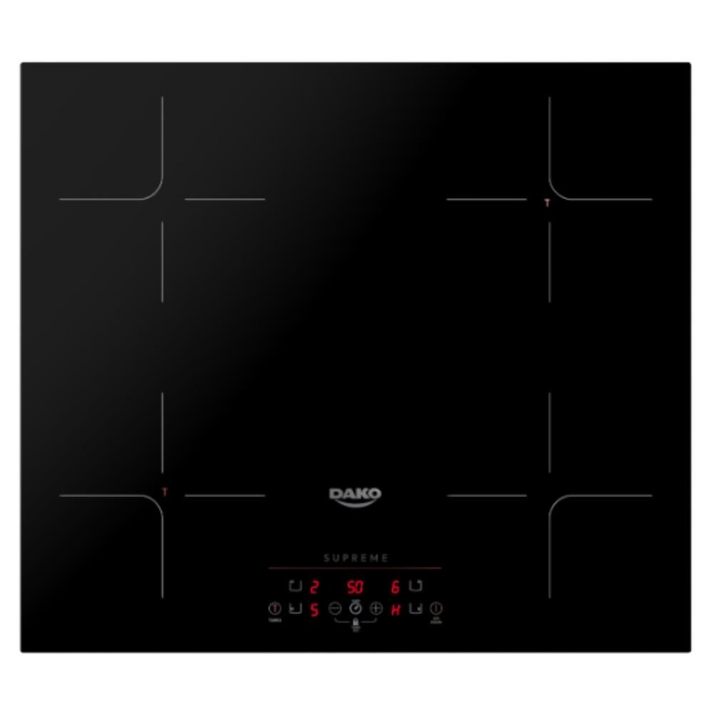 Fogão Cooktop Elétrico Dako Indução 4 Bocas Automático 220v