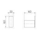 Ver imagem 3 de Cabide Flat 960969 Cobre Escovado - Docol