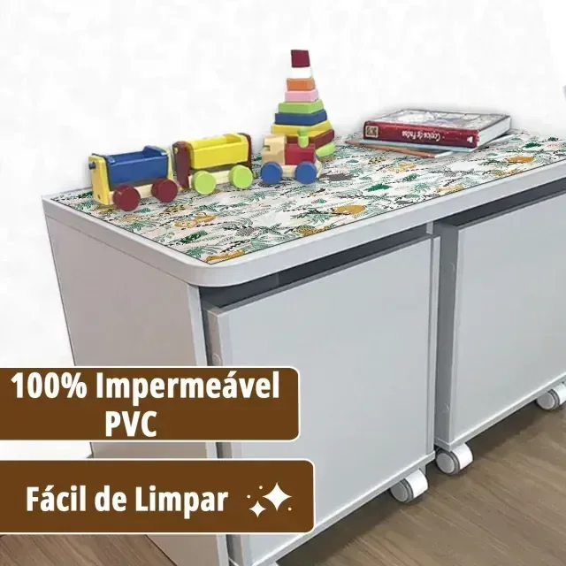 Forro Armário Gaveta Infantil Impermeável Pvc 0,45x5,00m - 2