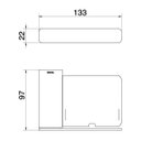 Ver imagem 3 de Saboneteira Docol Flat 1013872 Ouro Escovado