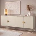 Ver imagem 2 de Buffet Aparador Organico 4 Portas 180 cm 28075 Off White Artesano
