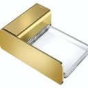 Ver imagem 2 de Saboneteira Docol Flat 1013843 Ouro Polido