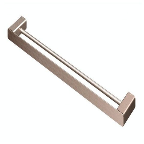Toalheiro Barra Duplo Docol Flat 1013769 Cobre Escovado