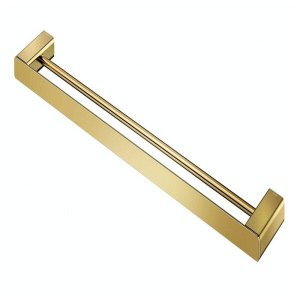 Toalheiro Barra Docol Flat 1013743 Ouro Polido - Duplo