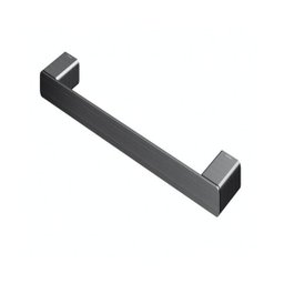 Toalheiro Barra Rosto Docol Flat 1013670 Grafite Escovado - 1