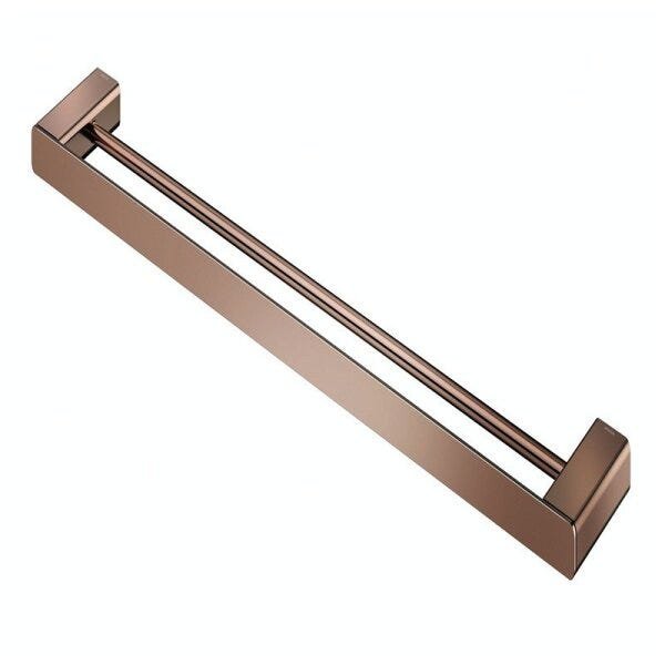 Porta Toalha Duplo Flat Cobre Polido - Docol - 1