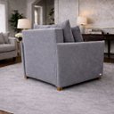 Ver imagem 3 de Poltrona Cama Mônica Suede Decorativa Confortável Moderna Sala Quarto Recepção