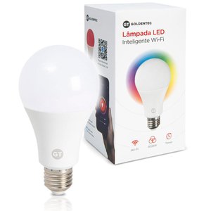 Lâmpada Inteligente RGB - Wi-Fi - 9W+2W - Soquete E26/E27 - Goldentec 46860