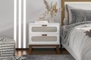Ver imagem 1 de Mesa para Quarto Indiana Criado Santorini Branco 60cm