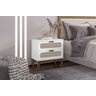 Mesa para Quarto Indiana Criado Santorini Branco 60cm - 3