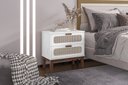Ver imagem 3 de Mesa para Quarto Indiana Criado Santorini Branco 60cm
