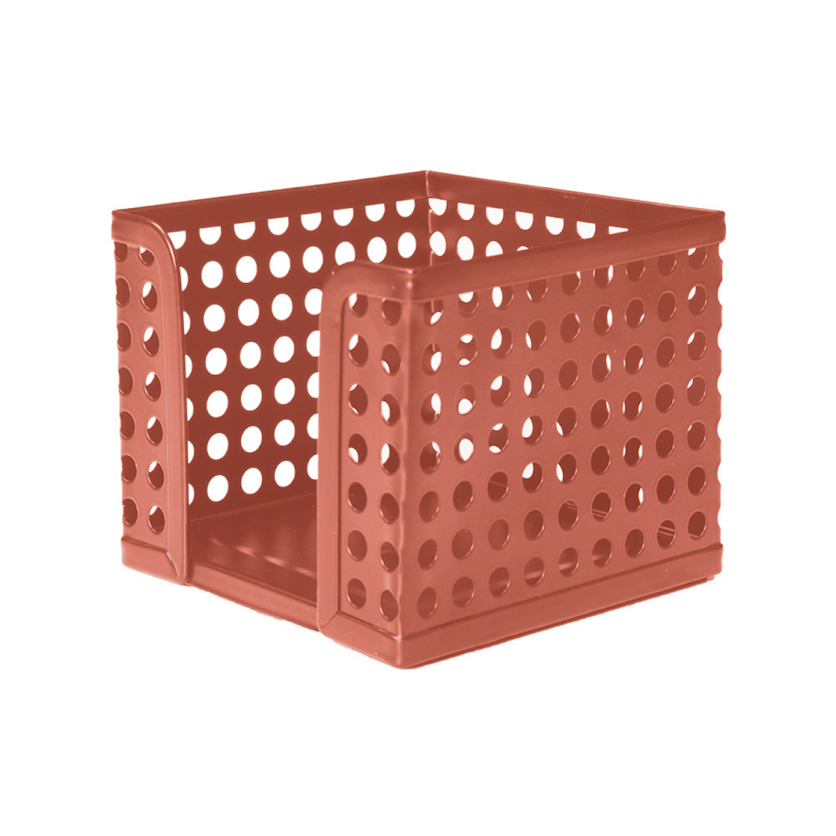 PORTA BLOCO DE ANOTACOES E NOTAS ADESIVAS:LARANJA