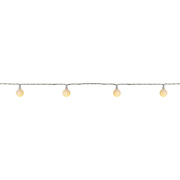 Fio de LED 20 Lâmpadas a Pilha - Luz Amarela - 3