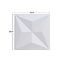 Ver imagem 2 de Kit 30 Placas PVC 3d Revestimento De Parede Decorativa Estrelar 25 cm