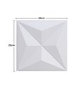 Ver imagem 2 de Kit 30 Placas PVC 3d Revestimento De Parede Decorativa Estrelar 25 cm