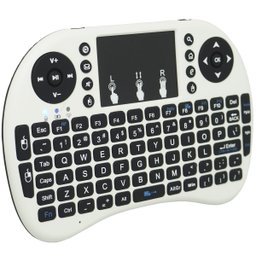 Mini Teclado Mouse Touchpad Wireless Wifi I8 Smart Tv Usb Pc Tv Box Video Game Branco - 2