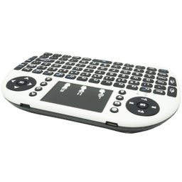 Mini Teclado Mouse Touchpad Wireless Wifi I8 Smart Tv Usb Pc Tv Box Video Game Branco - 3