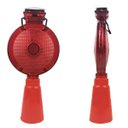 Ver imagem 4 de Sinalizador Solar Viario Cone Kit 4 Uni Sinalizaçao Automatico Led Rua Rodovia Estrada Obra Seguranç