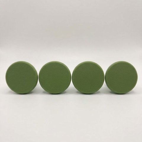 Cabideiro Gancho Verde Olíva de Parede 4 Ganchos Organizador Minimalista 5cm