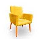 Ver imagem 4 de Poltrona Cadeira para Sala Confortável e Minimalista Nina Suede
