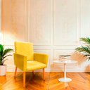 Ver imagem 2 de Poltrona Cadeira para Sala Confortável e Minimalista Nina Suede