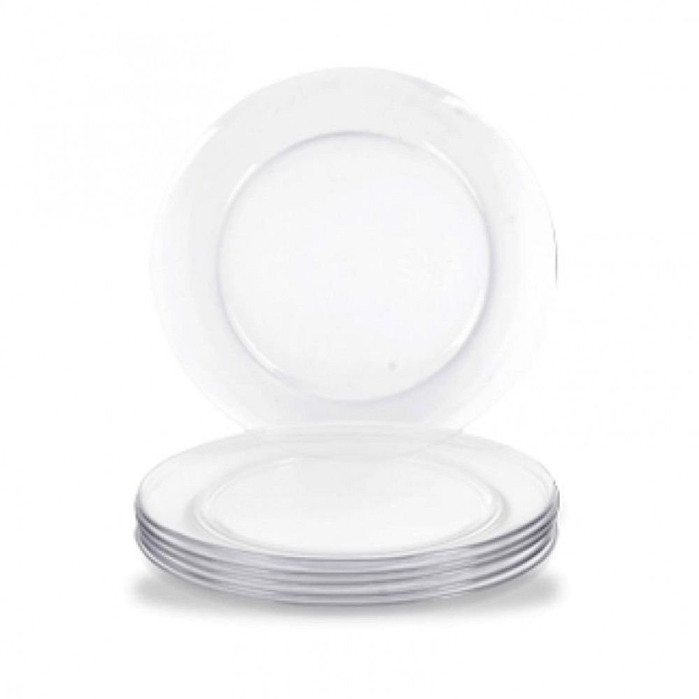 Jogo com 6 Pratos Raso Gourmet Astral 26 Cm Marinex - Nadir - 1