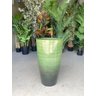 Vaso Grande para Planta para Decoração Sala Varanda Jardim (liso/verde-musgo) - 4