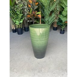 Vaso Grande para Planta para Decoração Sala Varanda Jardim (liso/verde-musgo) - 6