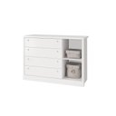 Ver imagem 2 de Cômoda de Bebê com 1 Porta e 4 Gavetas Bonny Branco Brilho Reller