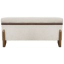 Ver imagem 3 de Puff Recamier Baú Sapateira para Sala Quarto Cama Solteiro 100 Cm Versallies Tecido Boucle