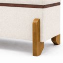 Ver imagem 7 de Puff Recamier Baú Versallies 100 Cm para Sala Quarto Bouclé