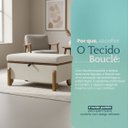Ver imagem 4 de Puff Recamier Baú Versallies 100 Cm para Sala Quarto Bouclé