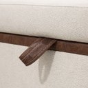 Ver mais imagens de Puff Recamier Baú Versallies 100 Cm para Sala Quarto Bouclé