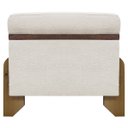 Ver imagem 2 de Puff Recamier Baú Sapateira para Sala Quarto Cama Solteiro 100 Cm Versallies Tecido Boucle