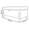 Puff Recamier Versallies 100 Cm Boucle - 4