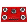 Kit Balcão Ypê com Forno 48 Litros 220v e Fogão 5 Bocas Vermelho - 2