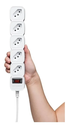 Ver imagem 3 de Regua Tomada Filtro De Linha Protetor Energia Intelbras EPE 205 BR Branco
