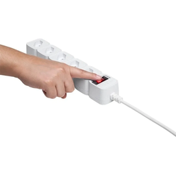 Regua Tomada Filtro De Linha Protetor Energia Intelbras EPE 205 BR Branco - 4