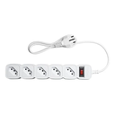 Ver imagem 1 de Regua Tomada Filtro De Linha Protetor Energia Intelbras EPE 205 BR Branco