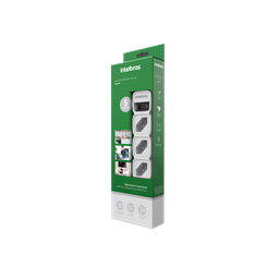 Regua Tomada Filtro De Linha Protetor Energia Intelbras EPE 205 BR Branco - 9